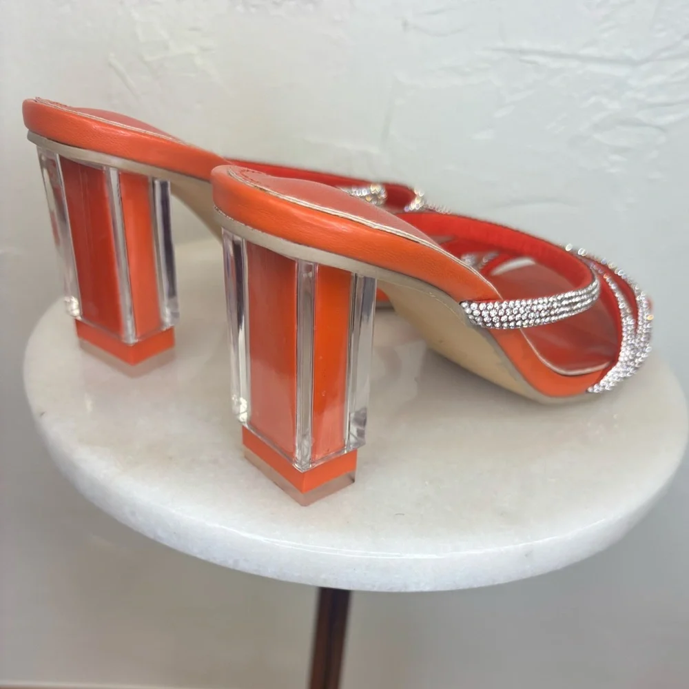 N/A orange rhinestone